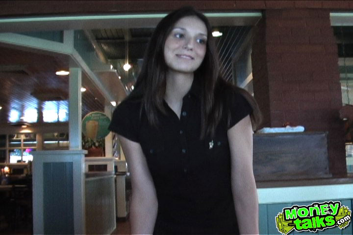 These amazing pics of this cute waitress gettin down and dirty after her shift f #67439959