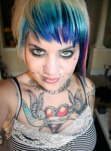 Hot emo punks flashing perky tits and pussies
 #78759612