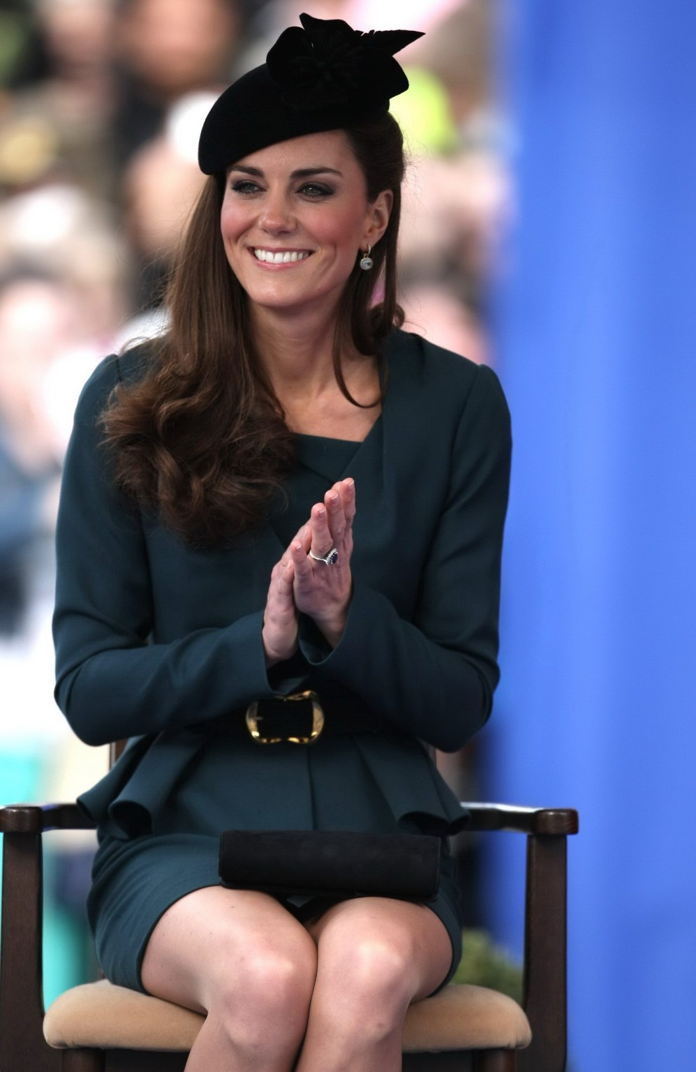 Kate Middleton showing royal upskirt at Queen Elizabeth II's Diamond Jubilee Tou #75271052