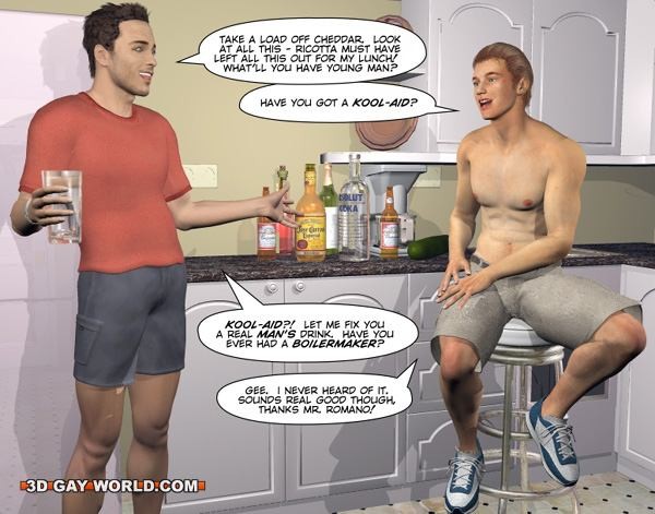 Desperate husbands or first time gay experiments 3D gay comics #69430238