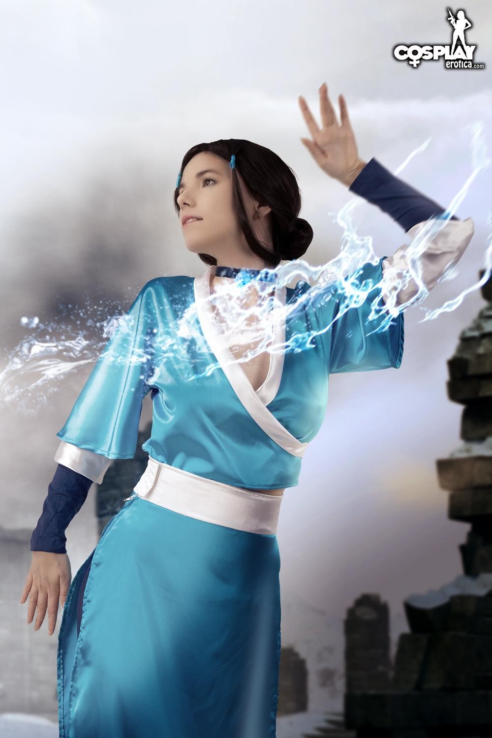 Cassie en katara d'avatar chez cosplay erotica
 #76468729