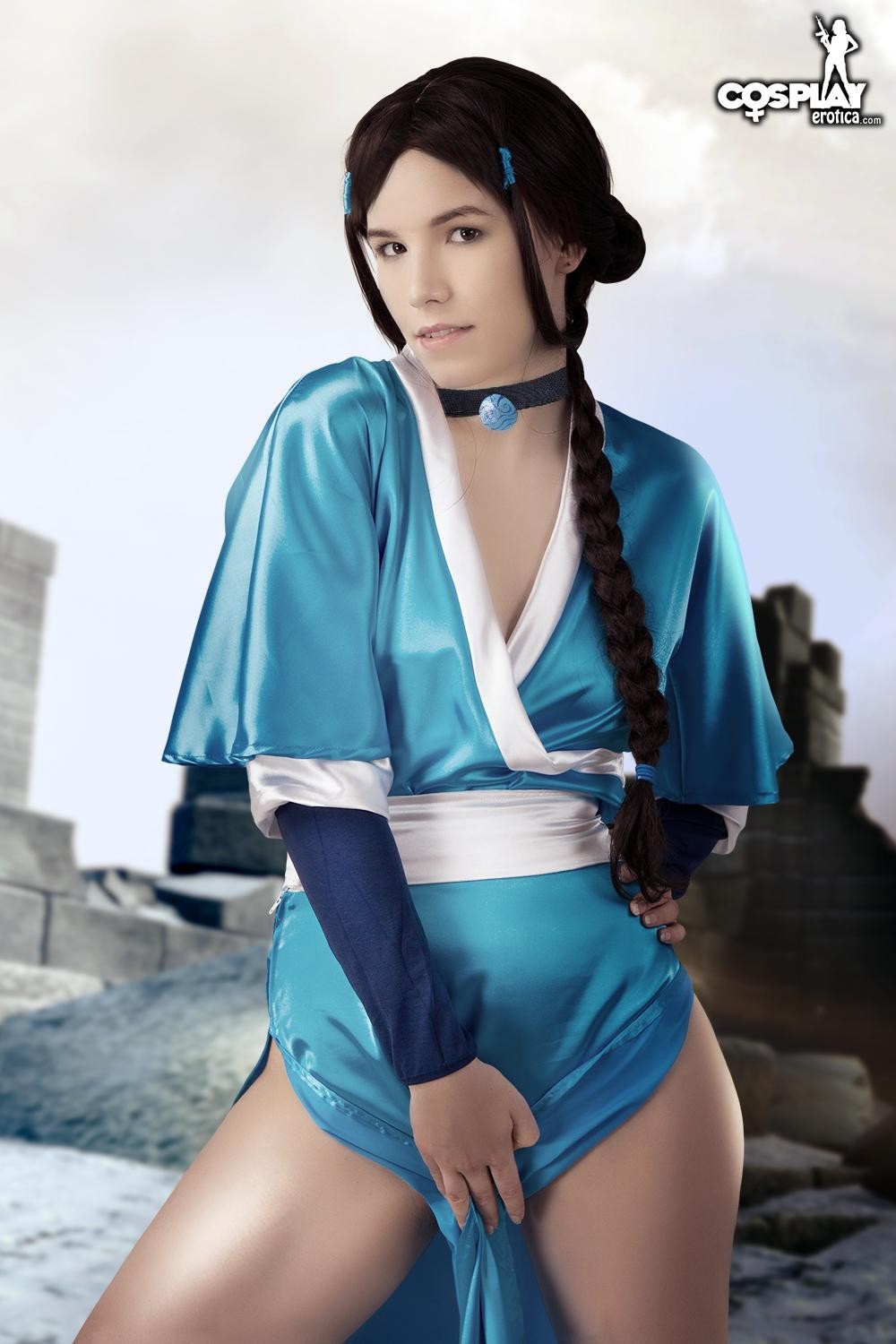 Cassie as Katara from Avatar at Cosplay Erotica #76468731