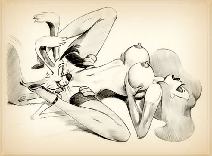 Minnie Mouse blowjobs Roger Rabbit after gets filled #69632751