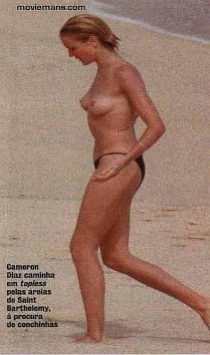Cameron Diaz topless on the beach #75363920