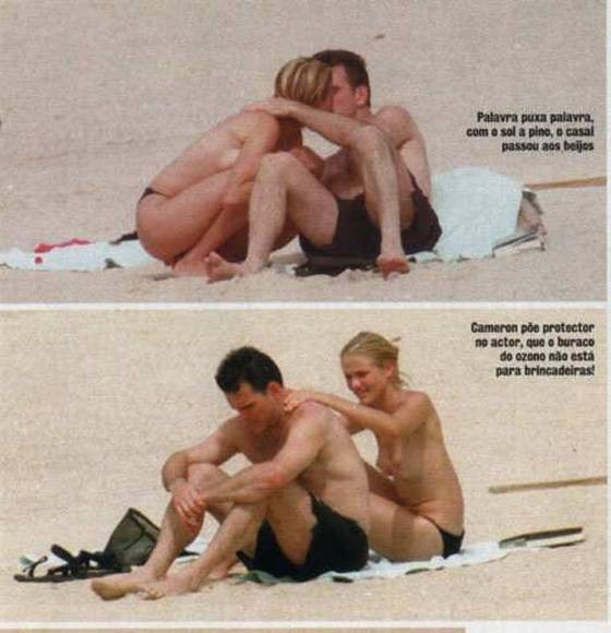 Cameron diaz topless sulla spiaggia
 #75363934