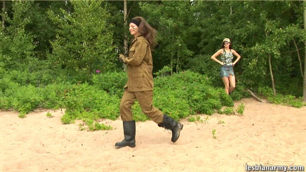Army girl carries out lesbian commands #73250749