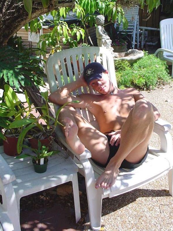 spicy twink student relaxing naked outdoor at a vacation #77000154
