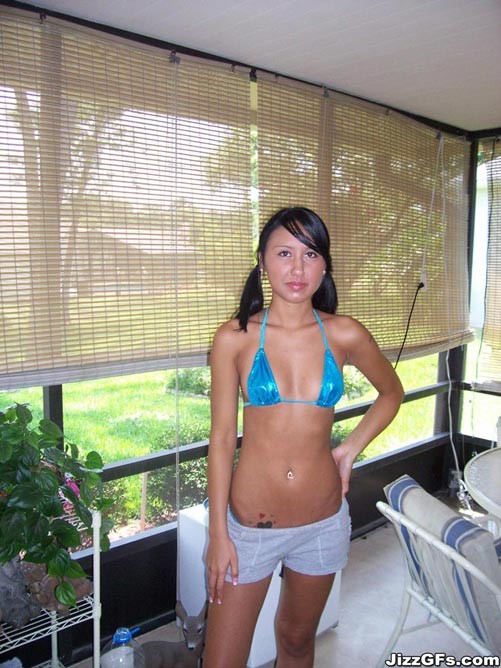 Hot amateur asian small tits asian on bikini blowjob cumshot sex
 #69941608