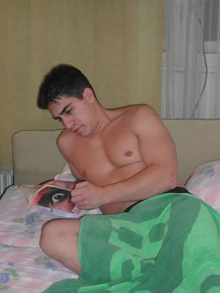 Smooth hunk showing his cock #77009627