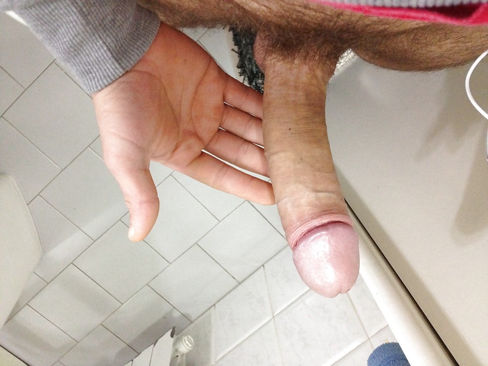 Real amateur guy plays with his huge fat dick #75667338