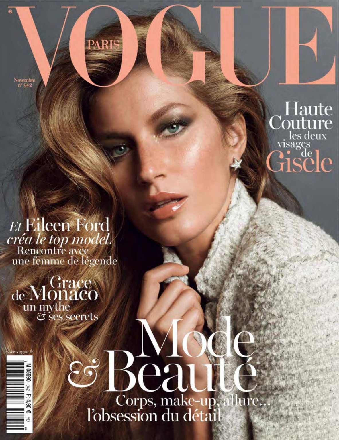 Gisele Bundchen zeigt ihren nackten Hintern in der November-Ausgabe des Vogue-Magazins par
 #75215087