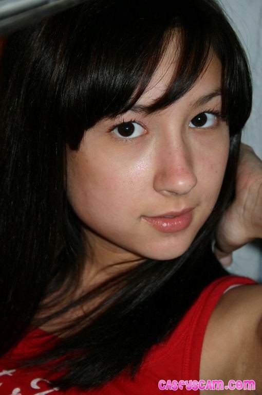 Cute amateur asian teen posing in bra #70023021