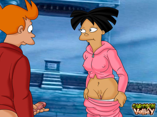 Fry and Amy from Futurama enjoy a steamy fuck #69386893