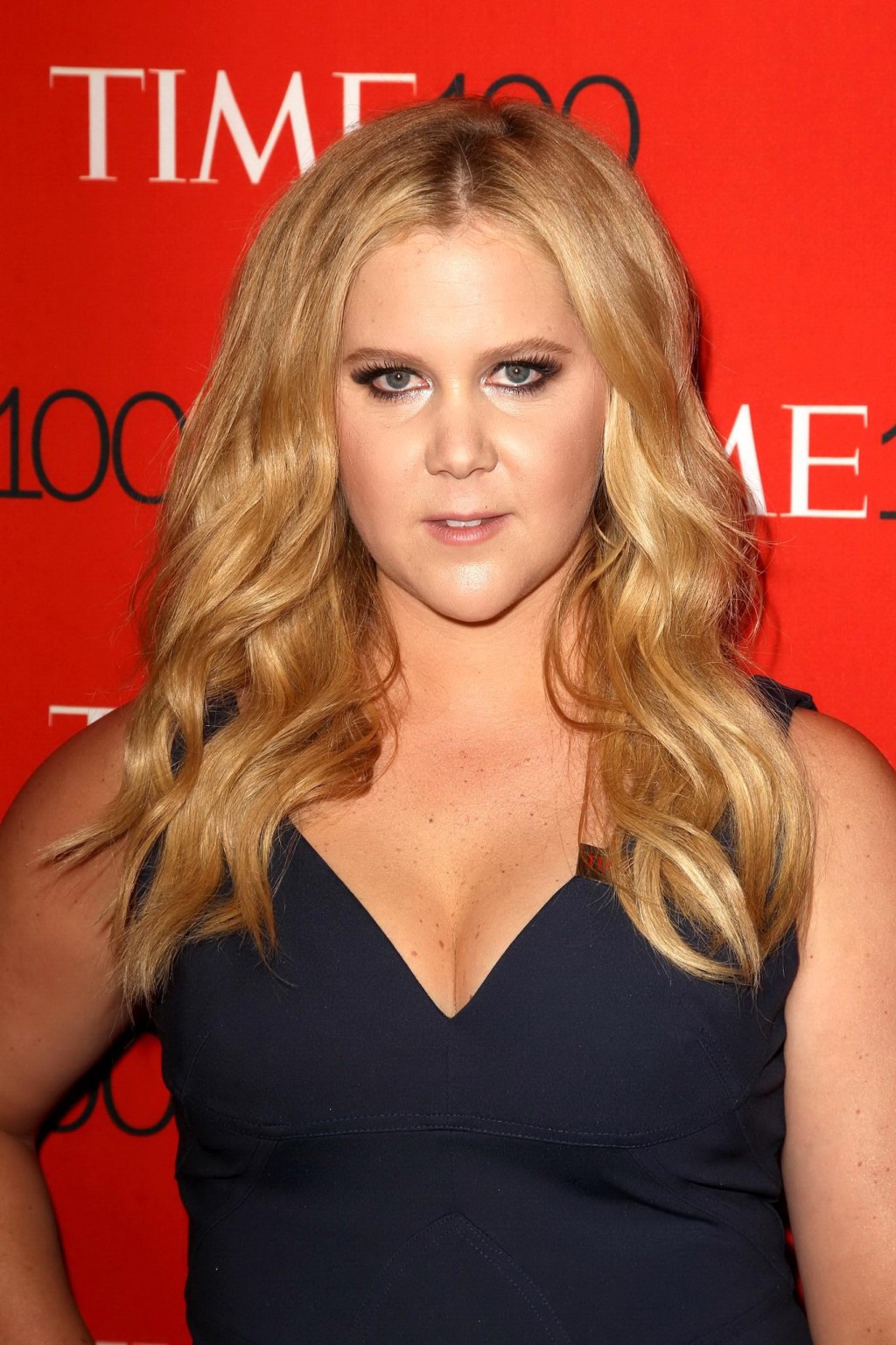 Amy Schumer showing huge cleavage at the TIME 100 Most Influential People In The #75166319