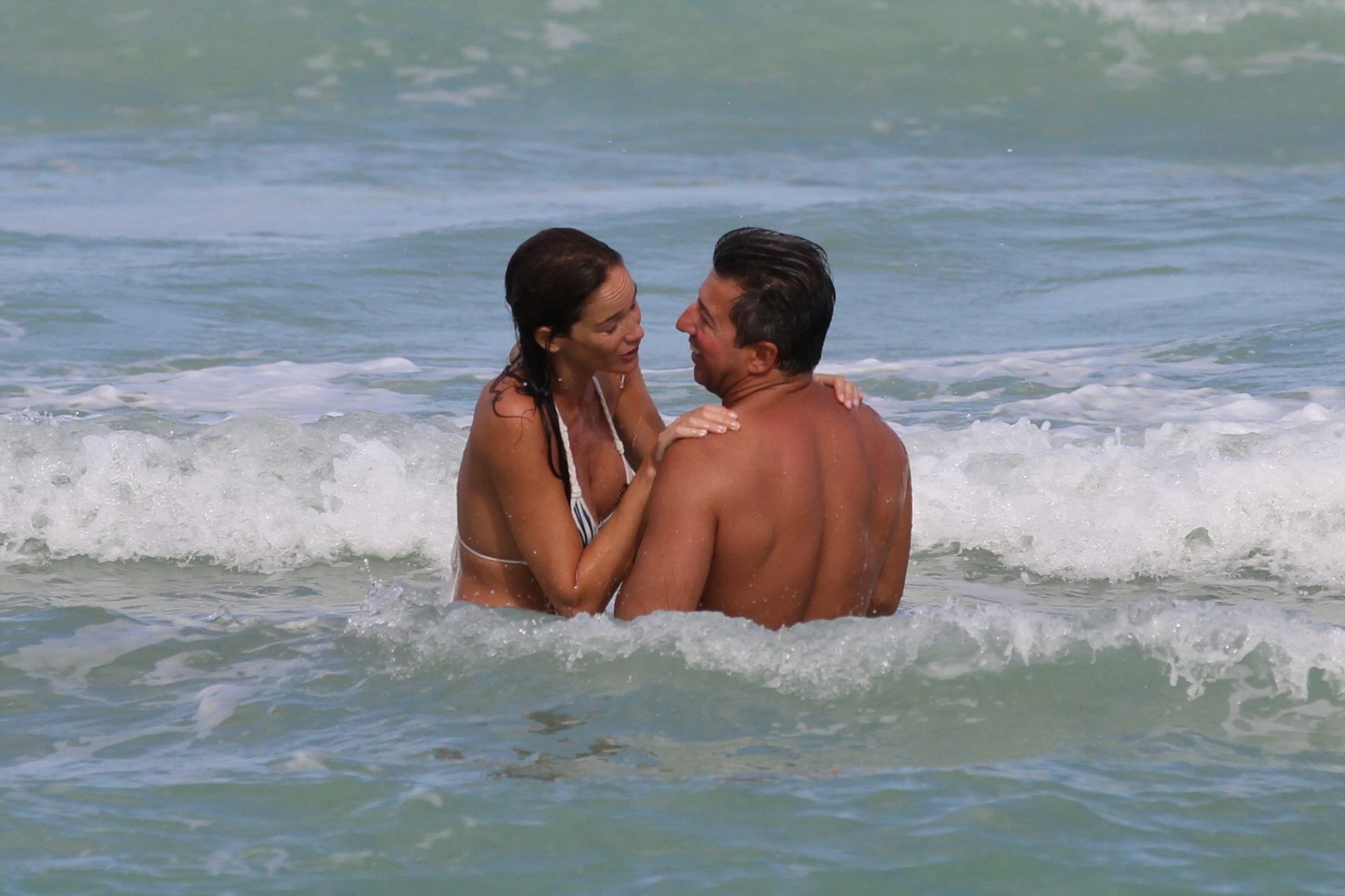 Ines Rivero wearing skimpy bikini on the beach in Miami #75328642