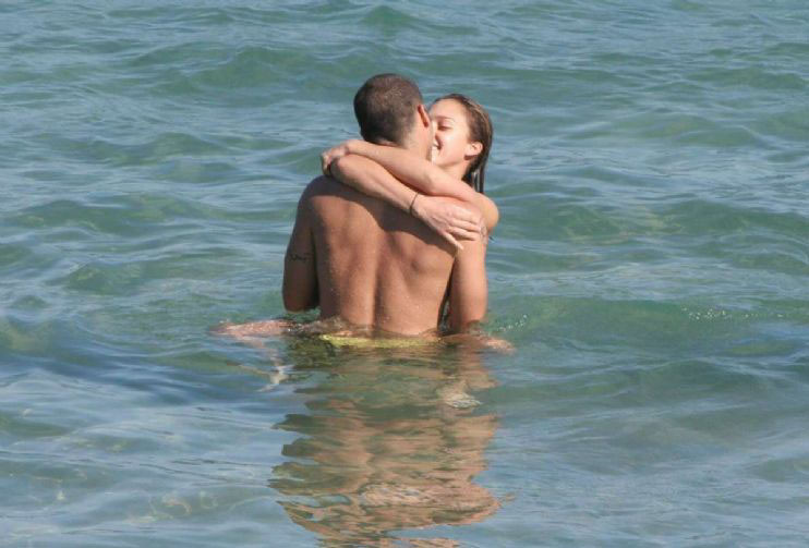 Jessica Alba having sex with guy in water and posing sexy #75438804
