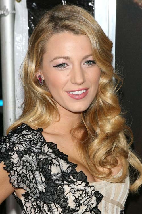 Blake Lively caught showing her soft cleavage #75378131