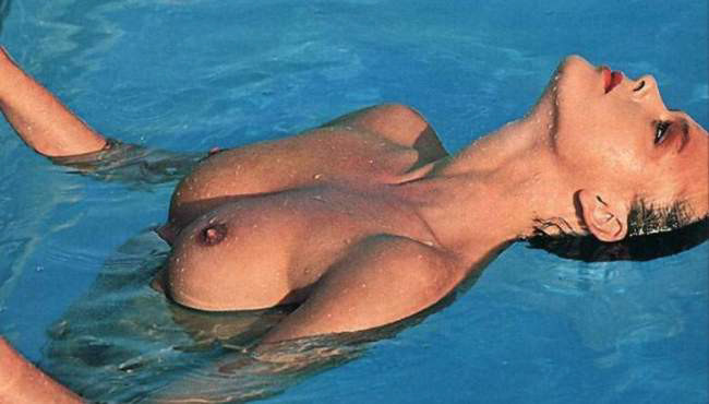 Brigitte Nielsen topless paparazzi pictures and flashing pussy #75443057