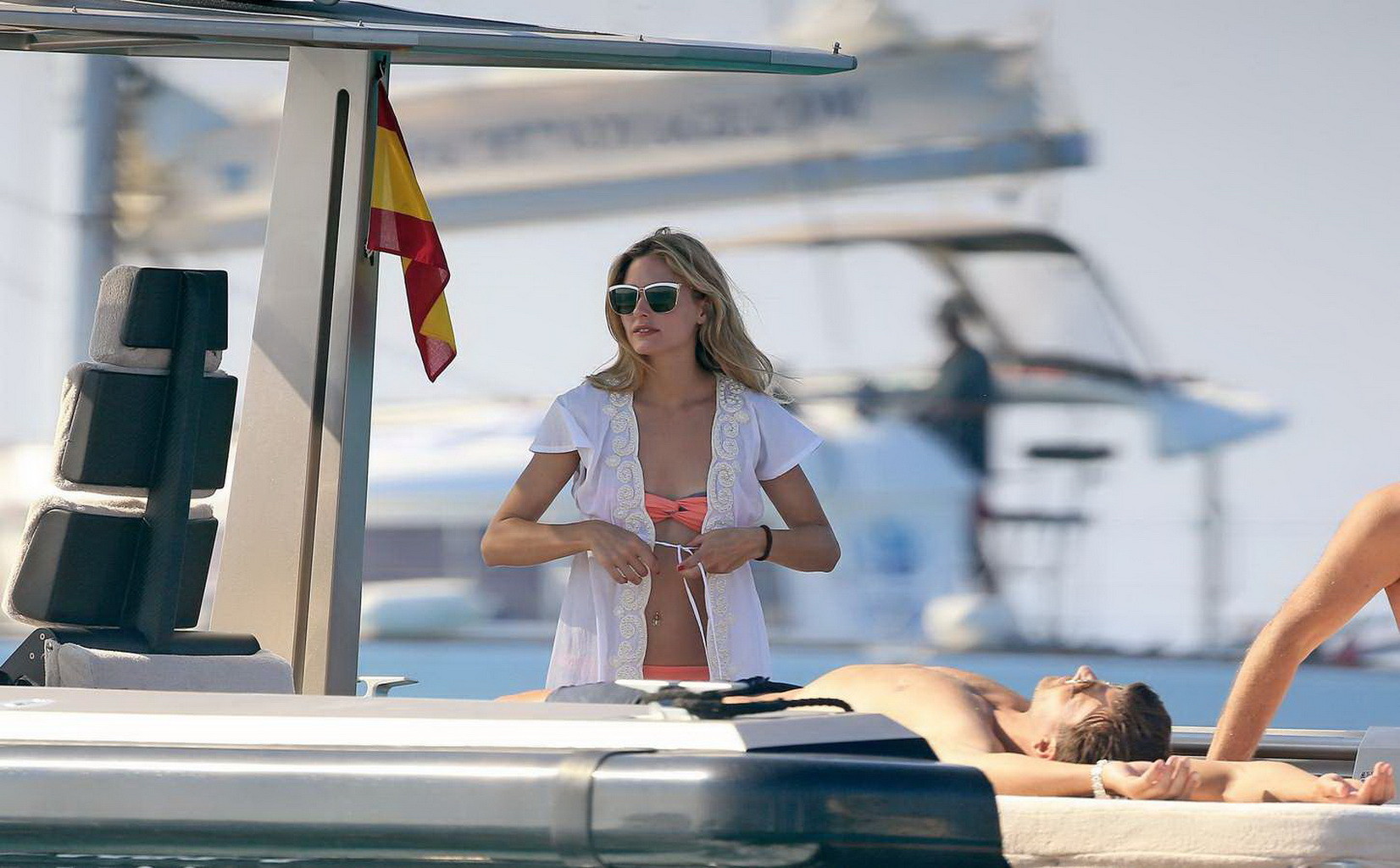 Olivia Palermo wearing tiny bikini and swimsuit on the boat #75156424