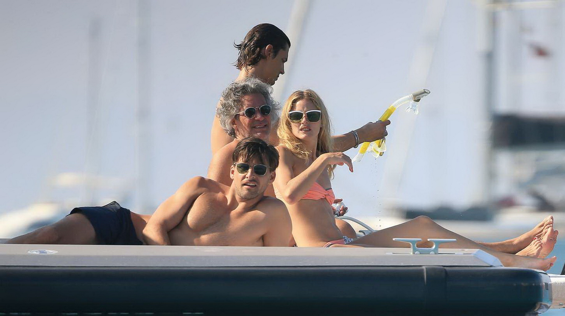 Olivia Palermo wearing tiny bikini and swimsuit on the boat #75156474