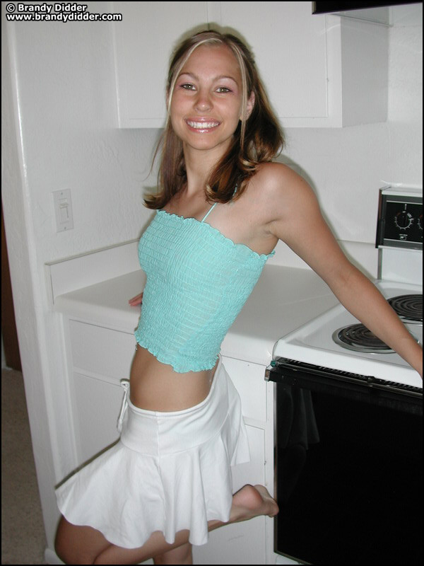 Brandy Didder Looking Adorable in White Skirt! #67846632