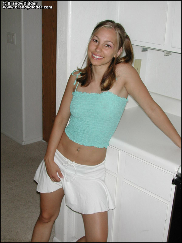 Brandy Didder Looking Adorable in White Skirt! #67846665