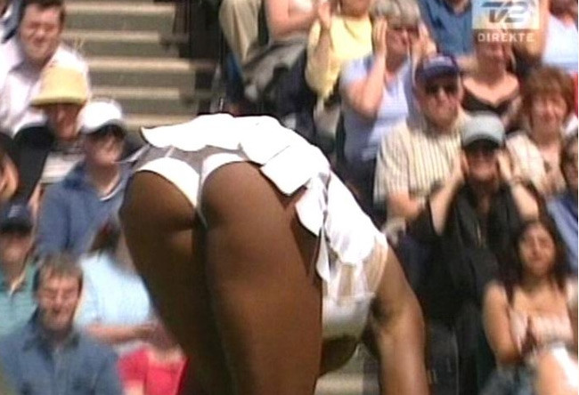 Serena Williams sehen durch harte Brustwarzen und schönen Arsch
 #75420645