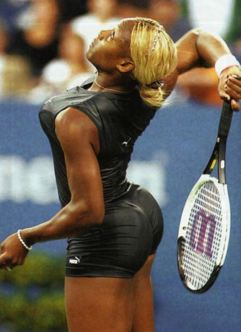 Serena Williams sehen durch harte Brustwarzen und schönen Arsch
 #75420694