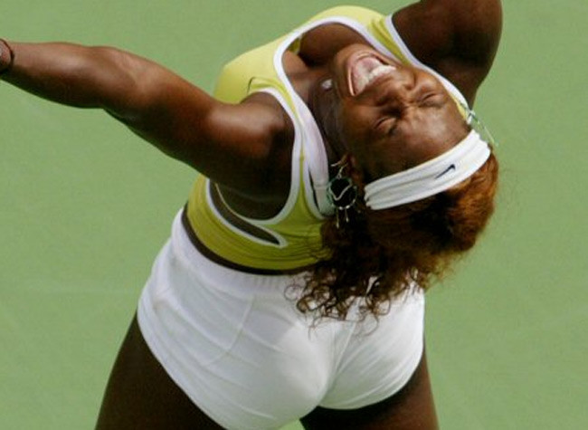 Serena Williams sehen durch harte Brustwarzen und schönen Arsch
 #75420700