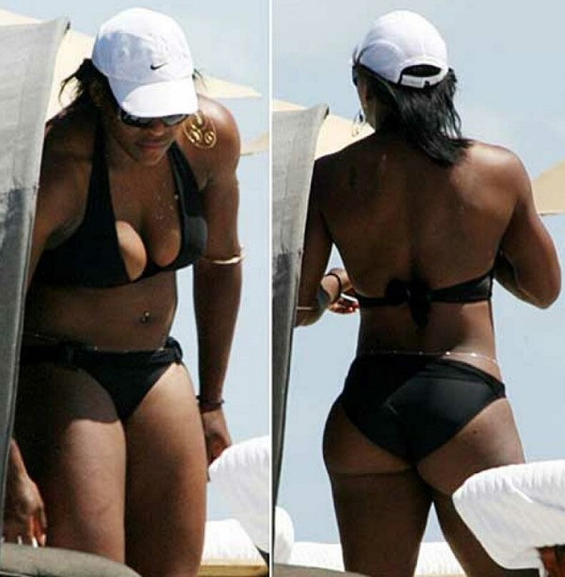 Serena Williams sehen durch harte Brustwarzen und schönen Arsch
 #75420731