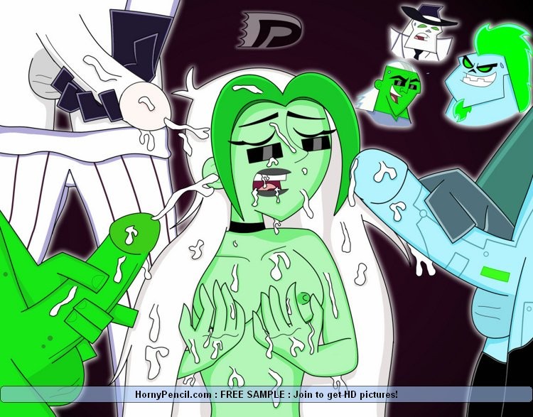 Many cocks and much sperm for Dany Ghost whores #69364164