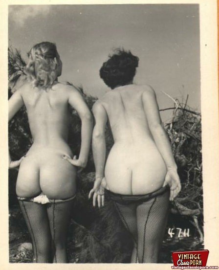 Several vintage girls showing their fine natural bodies #78494072