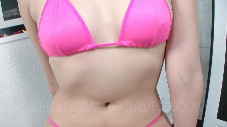 Hatsuka Kobayashi Asian with bee stings in pink bra sucks boners #69738422