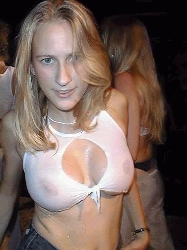 Photos of trashy young sluts showing tits while getting wet and wild #76396336
