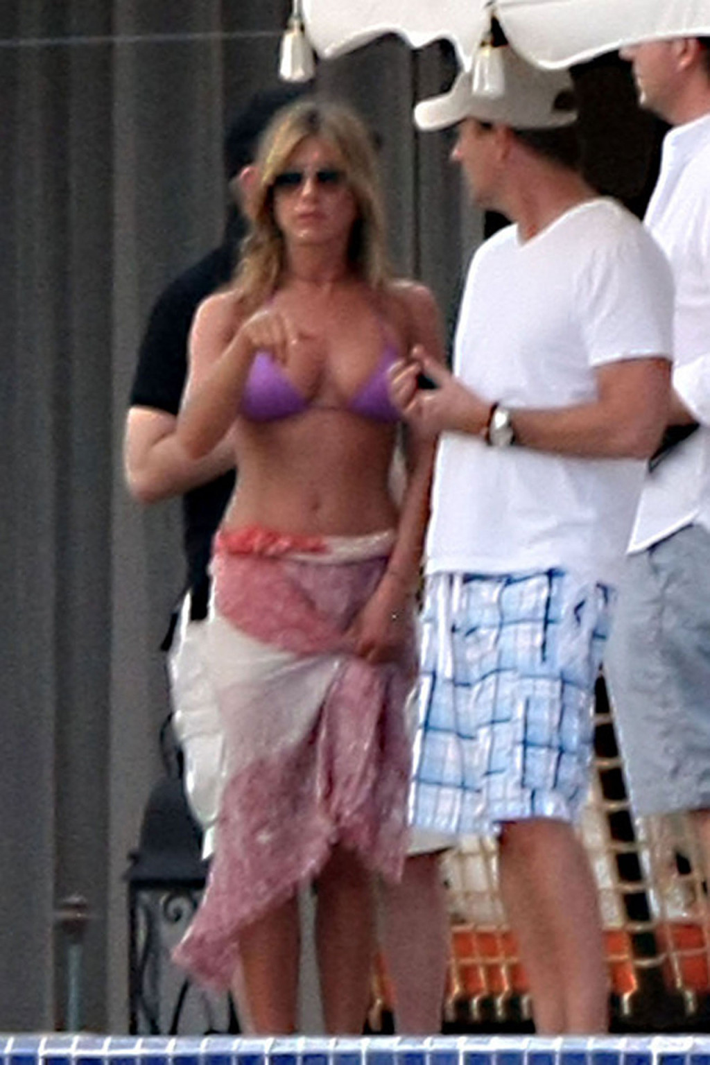 Jennifer Aniston nipple slip photos and sexy ass in bikini #75360350