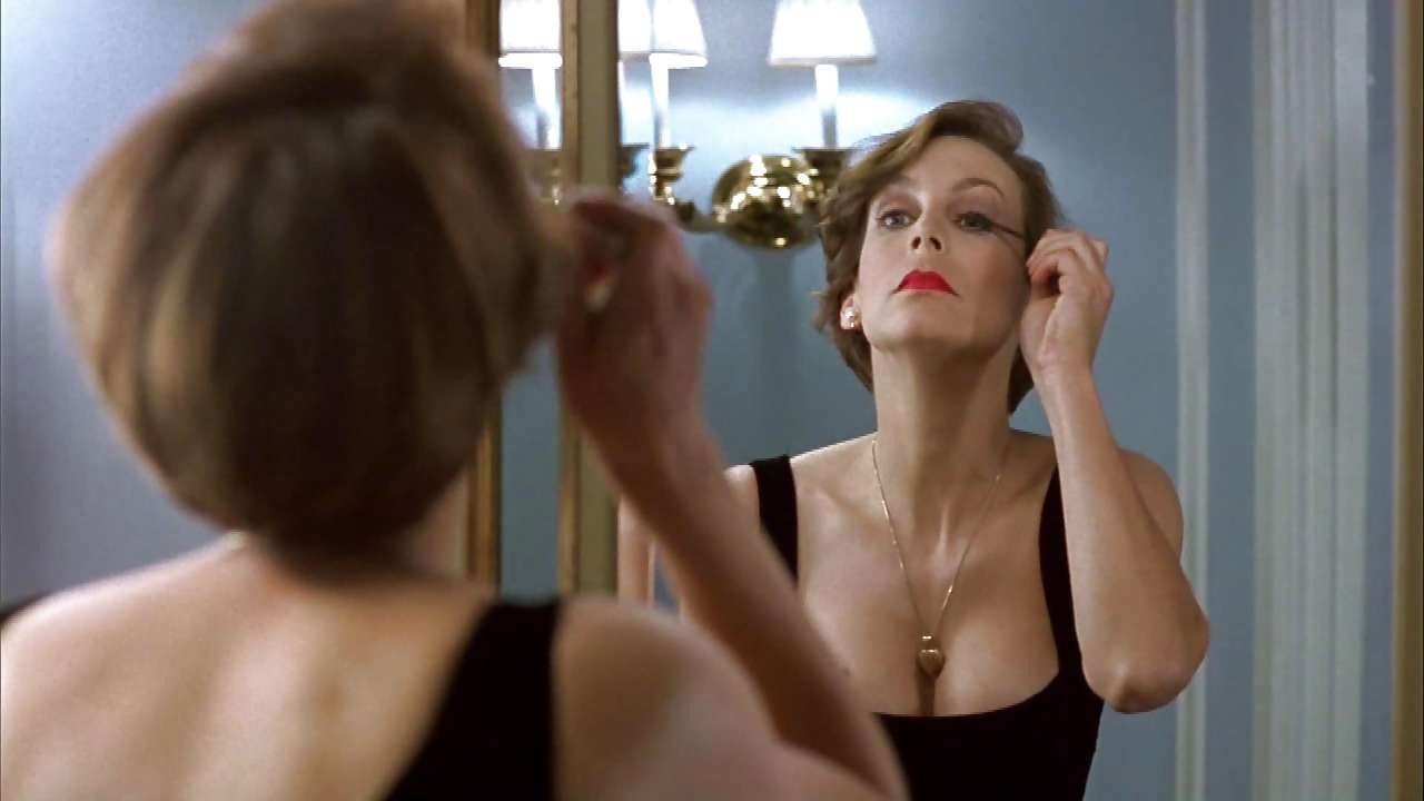 Jamie Lee Curtis showing her amazing ass in black thong and dancing in bra #75297051