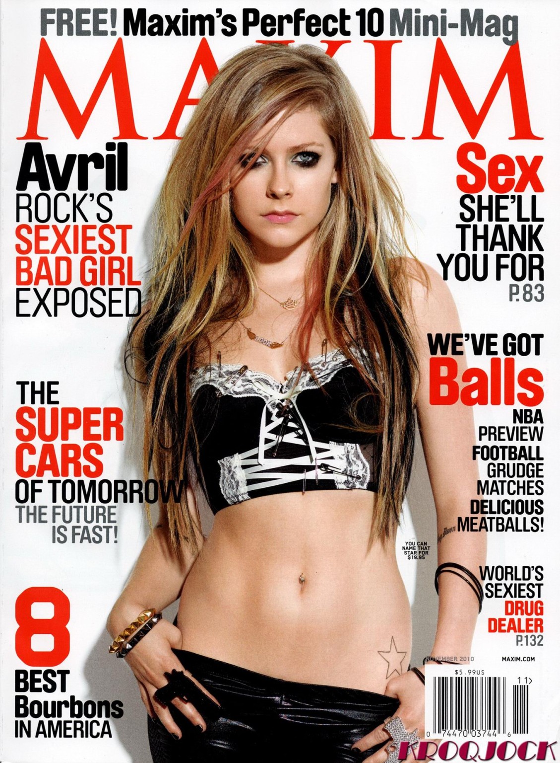 Avril Lavigne topless hiding her precious boobs in Maxim magazine photoshoot #75329158