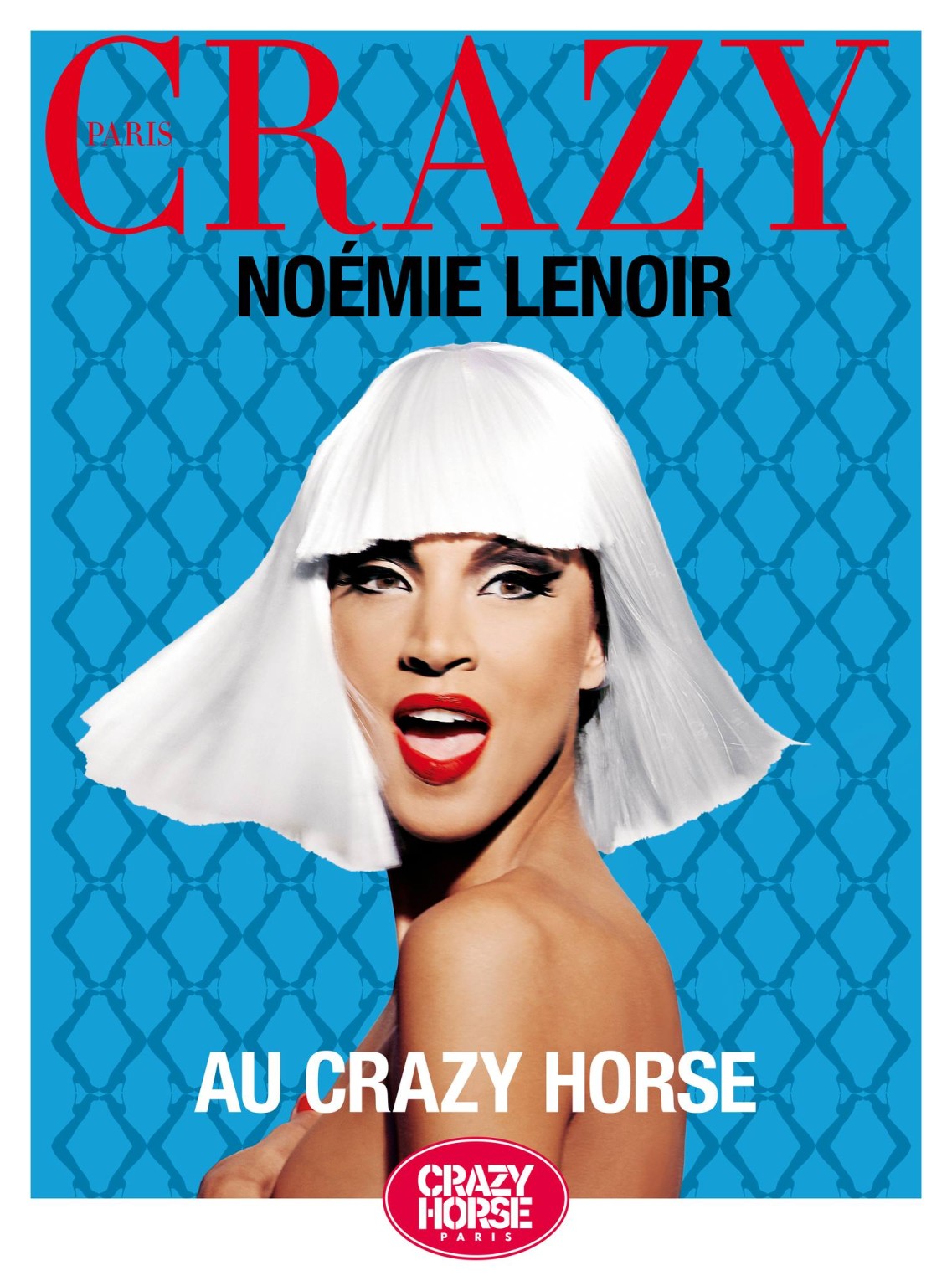 Noemie Lenoir performing topless in her show at the Crazy Horse Paris #75210914