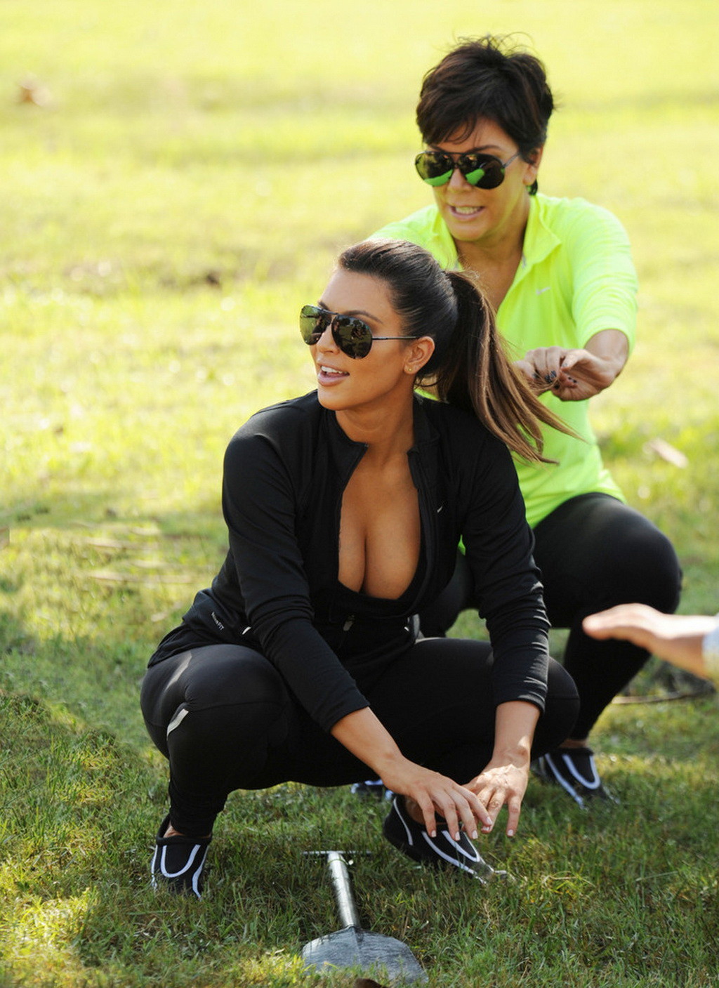 Kim Kardashian showing huge cleavage downblouse at the Miami Dragon Boat Festiva #75251562