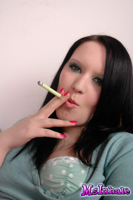 Slutty teen secretary is allowed to smoke  play at work #74860333