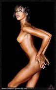 slender Nubian Supermodel Naomi Campbell Pulls A Full Monty