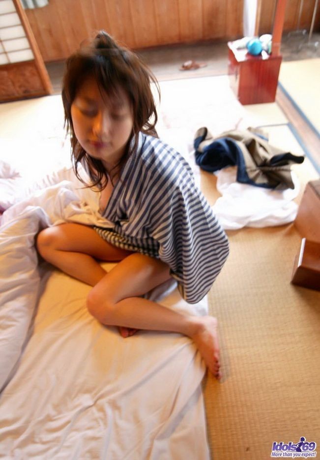 Lovely japanese Akane Sakura poses nude shows tits #69815431