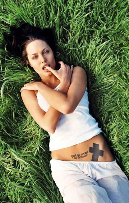 Celebrity Angelina Jolie totally hot nude big boobs #75404432
