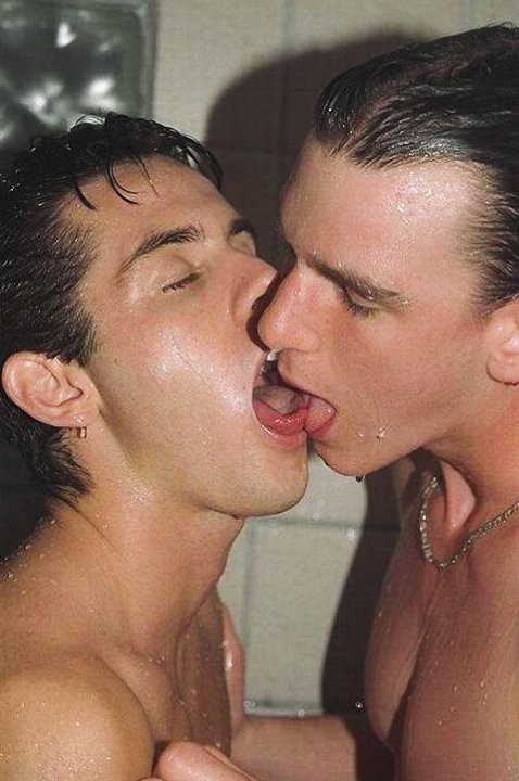 Two gorgeous twinks sucking and screwing each other in a shower #76913329