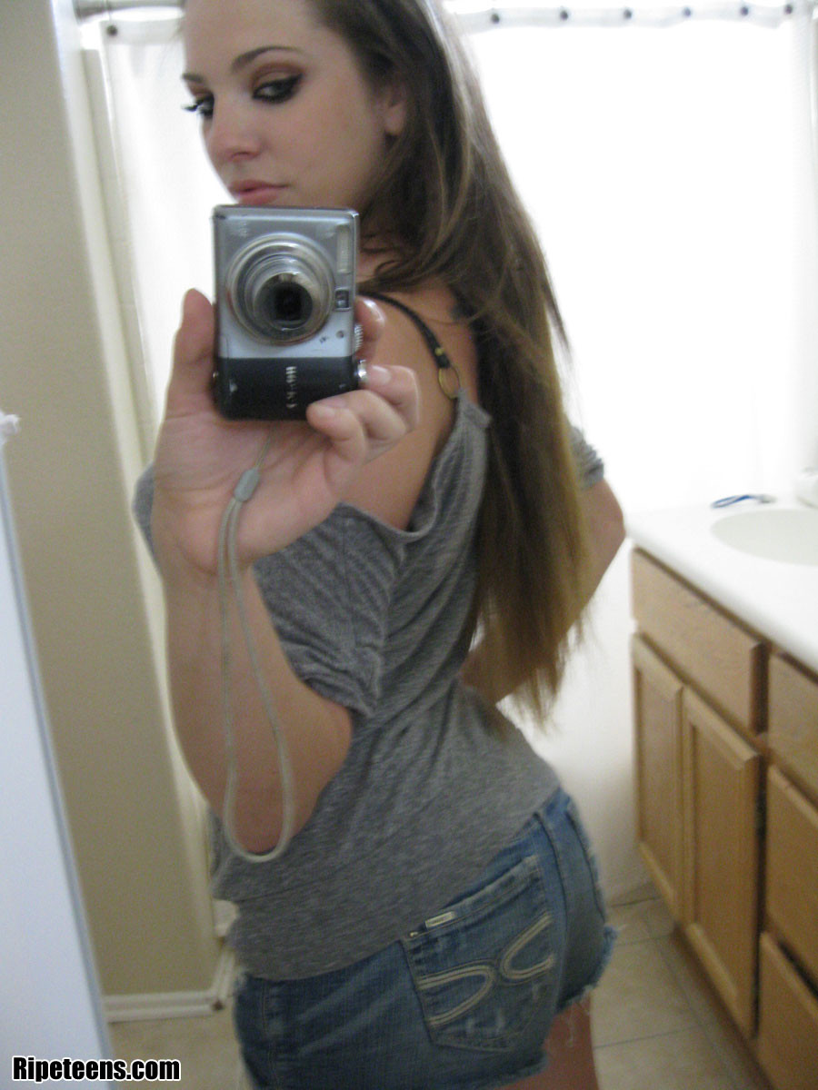 Horny teen taking pictures of herself #68401095