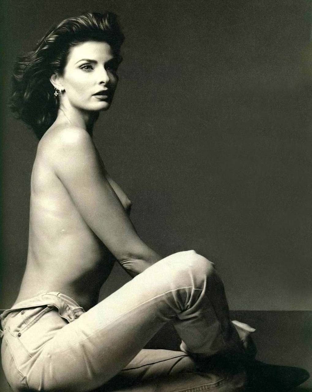 Joan Severance exposing her hairy pussy and huge boobs and posing in stockings #75303096