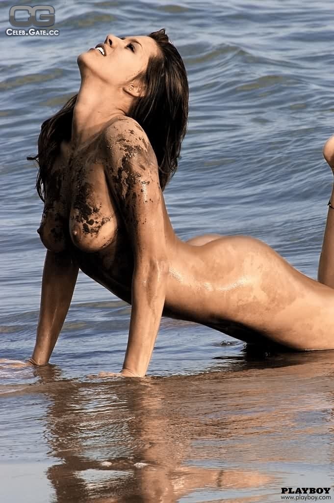 Venezuelan Celeb Alicia Machado naked at the Beach #72244271