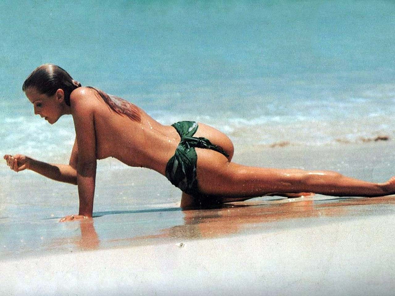 Bo Derek exposing her nice big boobs and hairy pussy for some photoshoot #75311279