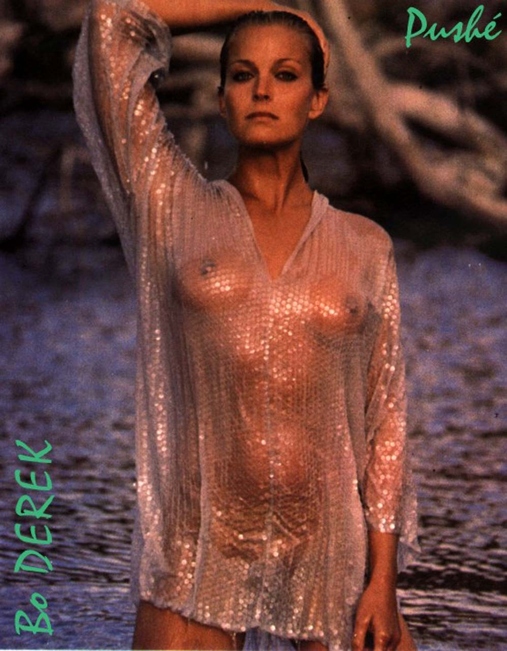 Bo Derek exposing her nice big boobs and hairy pussy for some photoshoot #75311290