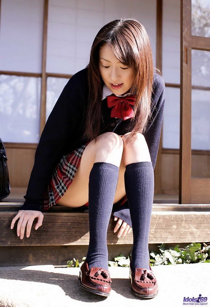 Misa Shinozaki japan schoolgirl masturbating at home #69884358